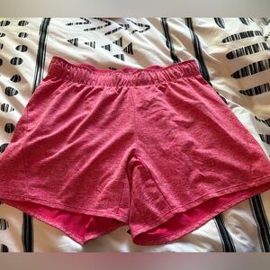 Nike Pink Athletic Shorts Lightweight Elastic Waist